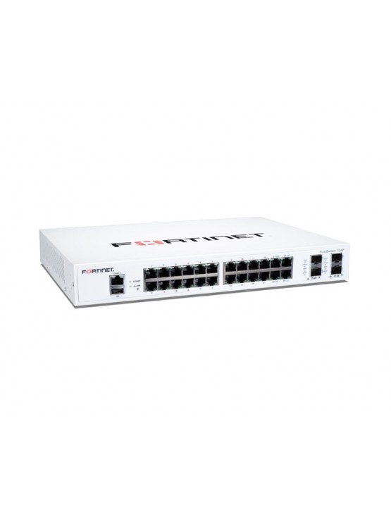 სვიჩი: Fortinet FortiSwitch 124F 24xGE RJ45 4x10GE SFP+ Network Switch - FS-124F