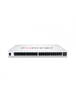 Firewall: Fortinet FS-148F-FPOE 48xGE RJ45 and 4x10GE SFP+ Secured Access Switch