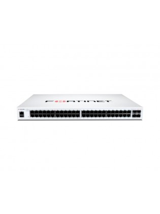 სვიჩი: Fortinet FS-148F-POE 48xGE RJ45 and 4x10GE SFP+ Secured Access Switch