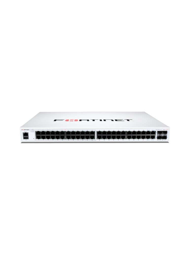 სვიჩი: Fortinet FS-148F-POE 48xGE RJ45 and 4x10GE SFP+ Secured Access Switch