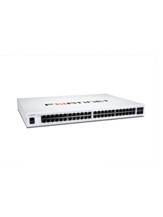 სვიჩი: Fortinet FS-148F-POE 48xGE RJ45 and 4x10GE SFP+ Secured Access Switch