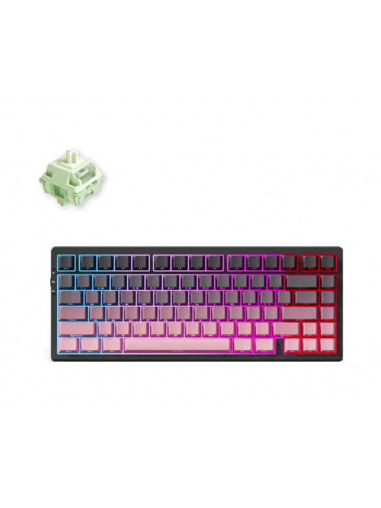 კლავიატურა: Mchose G75 Pro Gaming Mechanical Keyboard Black/Pink - G75-16A