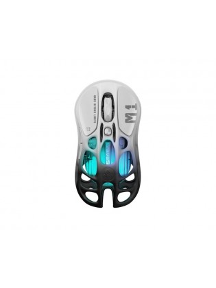 მაუსი: GravaStar Mercury M1 Pro Wireless Gaming Mouse White/Black - GRAVASTAR_M1_PRO_GBLK