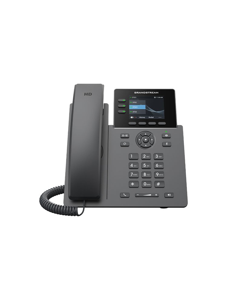 IP ტელეფონი: Grandstream GRP2611G 3 SIP 3 Lines Carrier-Grade IP Phone
