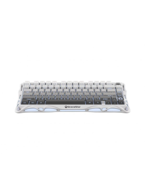 კლავიატურა: GravaStar Mercury K1 Wireless Mechanical Gaming Keyboard Gradient White - GSK1_GWHT