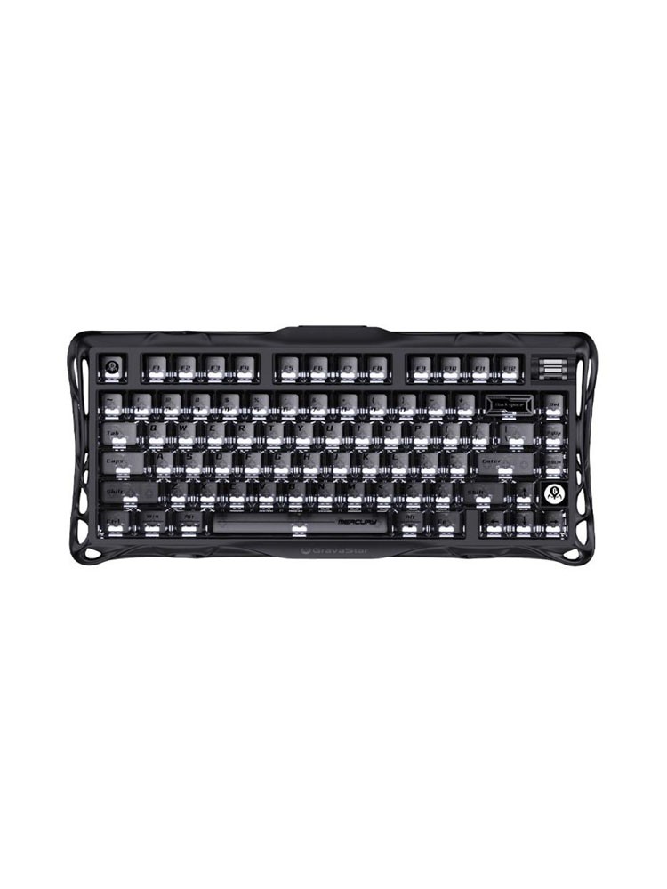 კლავიატურა: GravaStar Mercury K1 Wireless Mechanical Gaming Keyboard Stealth Black - GSK1_XTAL_BLK