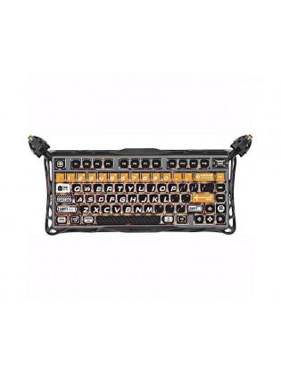 კლავიატურა: GravaStar Mercury K1 Pro Wireless Mechanical Gaming Keyboard CyberFlare - GSK1PRO_BO_BLK