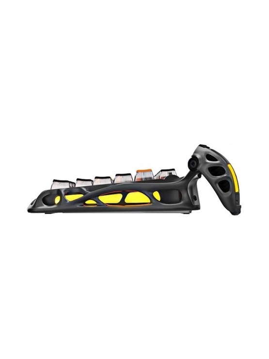 კლავიატურა: GravaStar Mercury K1 Pro Wireless Mechanical Gaming Keyboard CyberFlare - GSK1PRO_BO_BLK