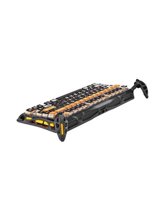 კლავიატურა: GravaStar Mercury K1 Pro Wireless Mechanical Gaming Keyboard CyberFlare - GSK1PRO_BO_BLK
