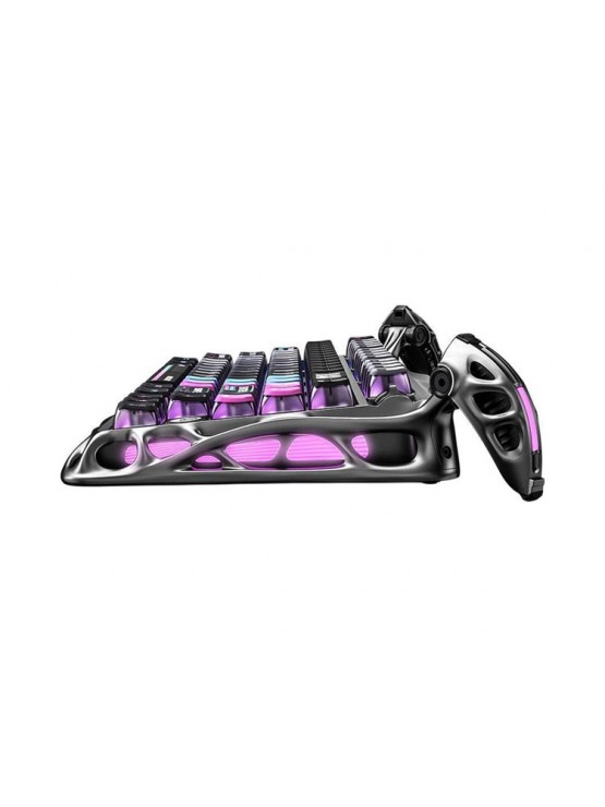 კლავიატურა: GravaStar Mercury K1 Pro Wireless Mechanical Gaming Keyboard Special Edition Cyberpunk - GSK1PRO_CBLK
