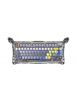 კლავიატურა: GravaStar Mercury K1 Pro Wireless Mechanical Gaming Keyboard Interstellar Silver - GSK1PRO_S_CGRY