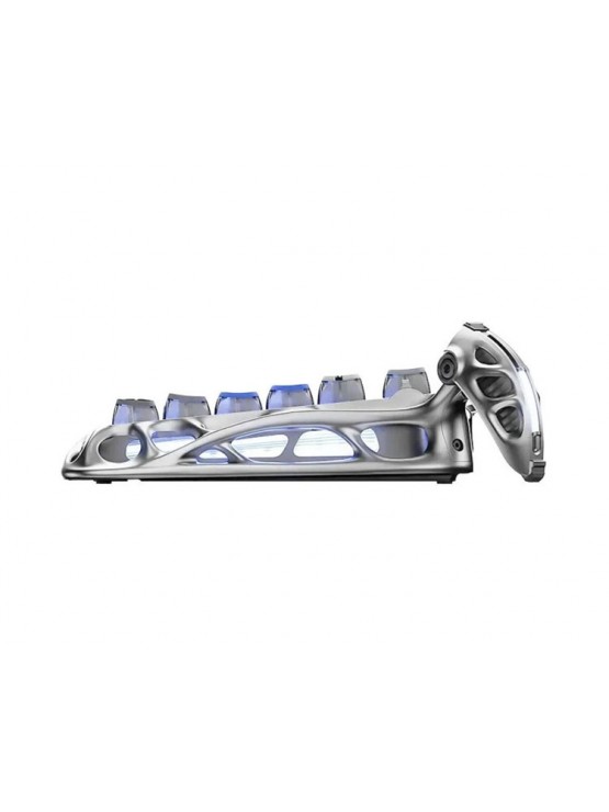 კლავიატურა: GravaStar Mercury K1 Pro Wireless Mechanical Gaming Keyboard Interstellar Silver - GSK1PRO_S_CGRY