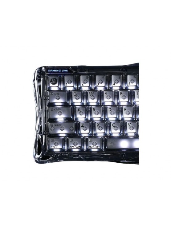 კლავიატურა: GravaStar Mercury V60 Wired Gaming keyboard Onyx Crystal - GSV60_XTAL_NBK