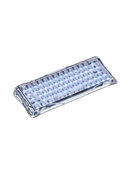 კლავიატურა: GravaStar Mercury V60 PRO Wired Gaming keyboard Sliver Frost - GSV60PRO_XTAL_S_SLV