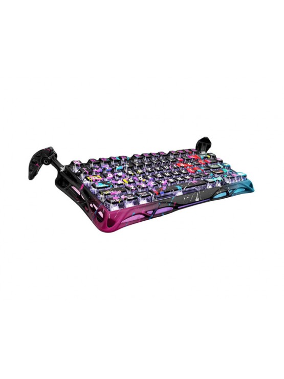 კლავიატურა: GravaStar Mercury V75 Pro Wired Mechanical Gaming Keyboard Neon Graffiti - GSV75PRO_U_CG_BLK