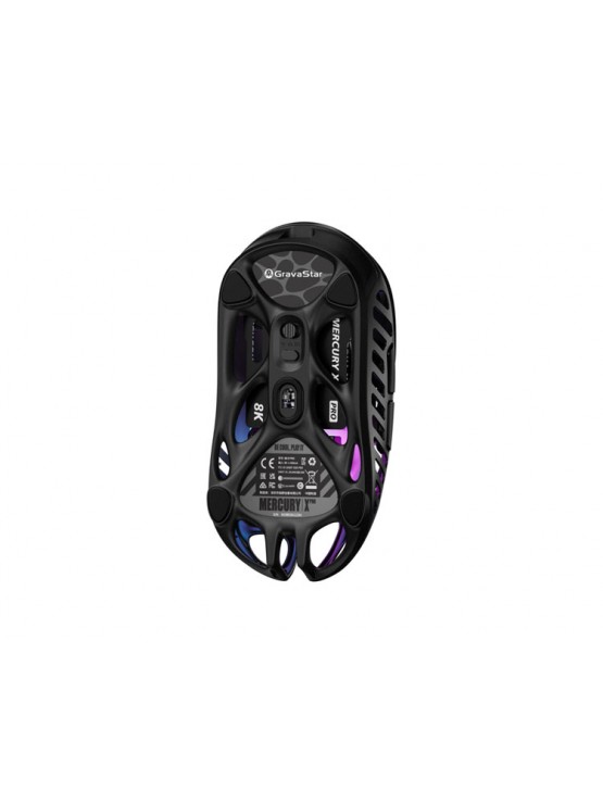 მაუსი: GravaStar Mercury X Pro Wireless Gaming Mouse Galaxy Black - GSXPRO_BLK