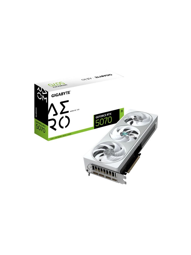 ვიდეო დაფა: Gigabyte GeForce RTX5070 AERO OC 12GB 192-Bit GDDR7 - GV-N5070AERO OC-12GD