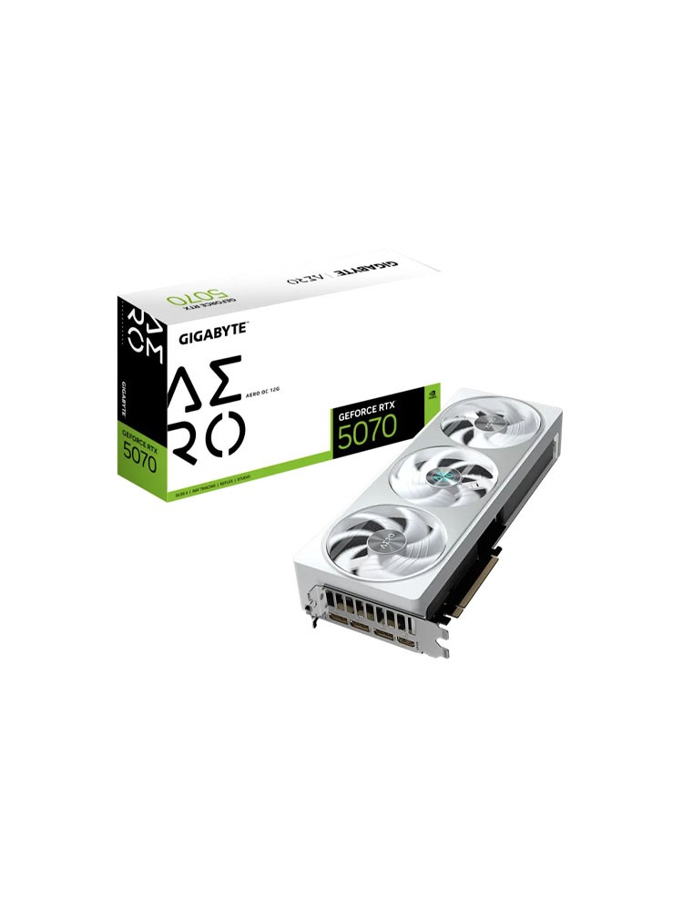 ვიდეო დაფა: Gigabyte GeForce RTX5070 AERO OC 12GB 192-Bit GDDR7