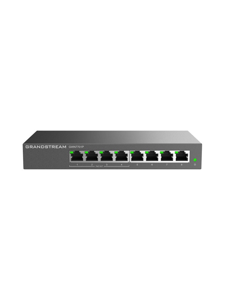 სვიჩი: Grandstream GWN7701P 8-Port Unmanaged Network Switch