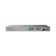 სვიჩი: Grandstream GWN7802P Pro 16x Gb RJ45 PoE Layer 2++ Managed Network Switch