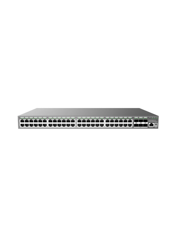 სვიჩი: Grandstream GWN7806PL Pro 48x Gb RJ45 PoE Layer 2++ Managed Network switch