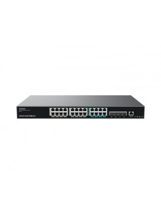 სვიჩი: Grandstream GWN7822P 24xGigabit ports 4 SFP+ ports Network Switch