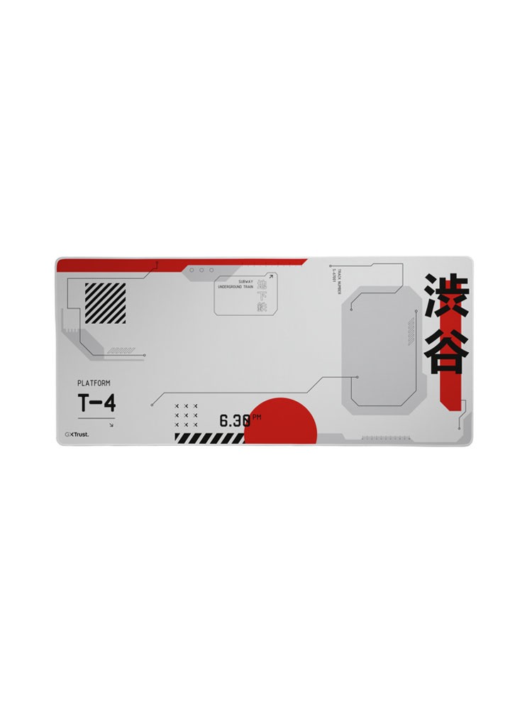 მაუს პადი: Trust GXT 759 XXL Gaming Mousepad White/Red - 25717