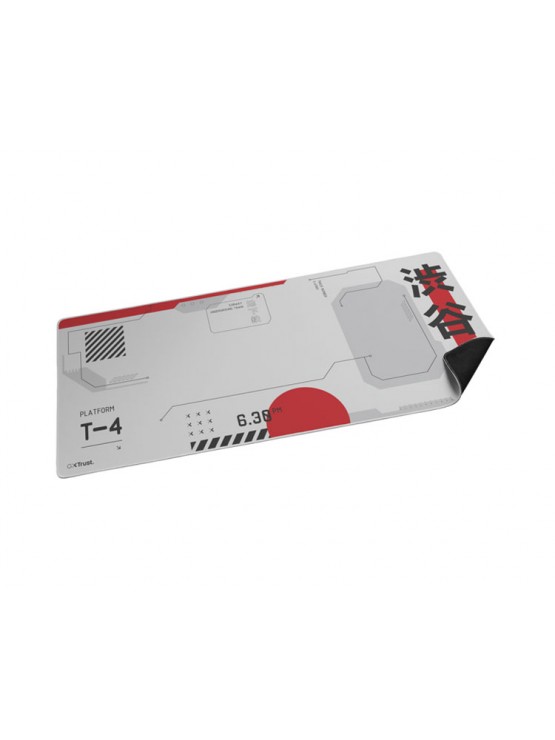 მაუს პადი: Trust GXT 759 XXL Gaming Mousepad White/Red - 25717