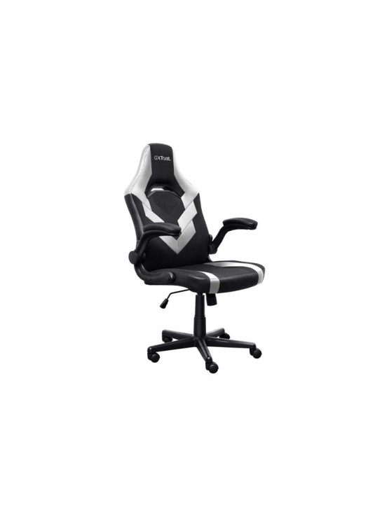 გეიმერული სავარძელი: Trust GXT 703W RIYE Gaming Chair Black/White - 25130