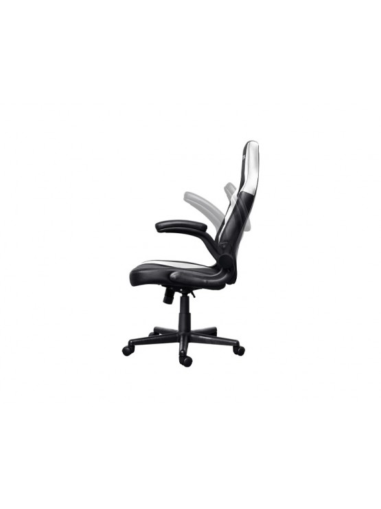 გეიმერული სავარძელი: Trust GXT 703W RIYE Gaming Chair Black/White - 25130