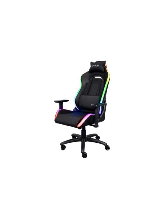 გეიმერული სავარძელი: Trust GXT 719 RUYA RGB Gaming Chair Black - 25185