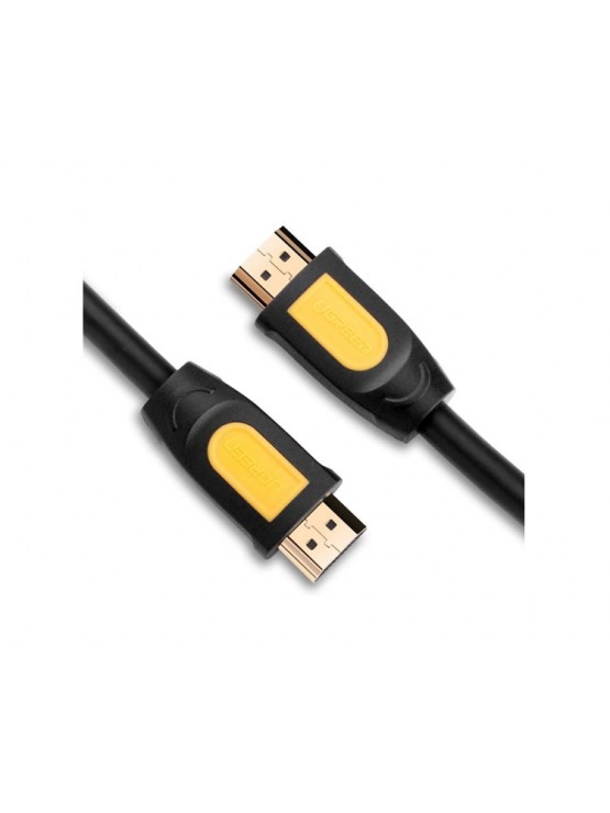 კაბელი: UGREEN HD101 4K/60Hz HDMI Cable 2m Yellow/Black - 10129