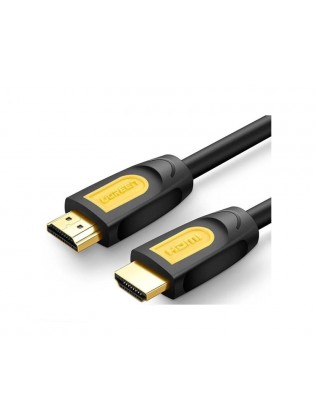 კაბელი: UGREEN HD101 HDMI to HDMI Cable 3m Yellow/Black - 10130