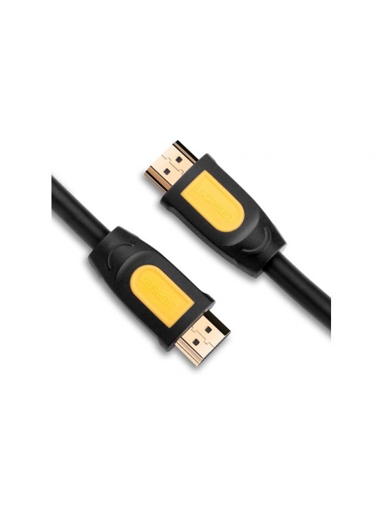 კაბელი: UGREEN HD101 HDMI to HDMI Cable 3m Yellow/Black - 10130