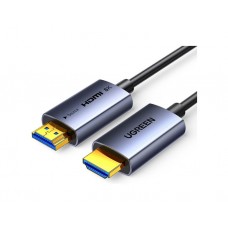 კაბელი: UGREEN HD183 8K Fiber Optic HDMI To HDMI Cable 15m Grey/Black - 55505