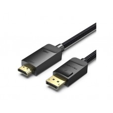 კაბელი: Vention HFKBG 4K/60Hz DP to HDMI Cable 1.5m Black
