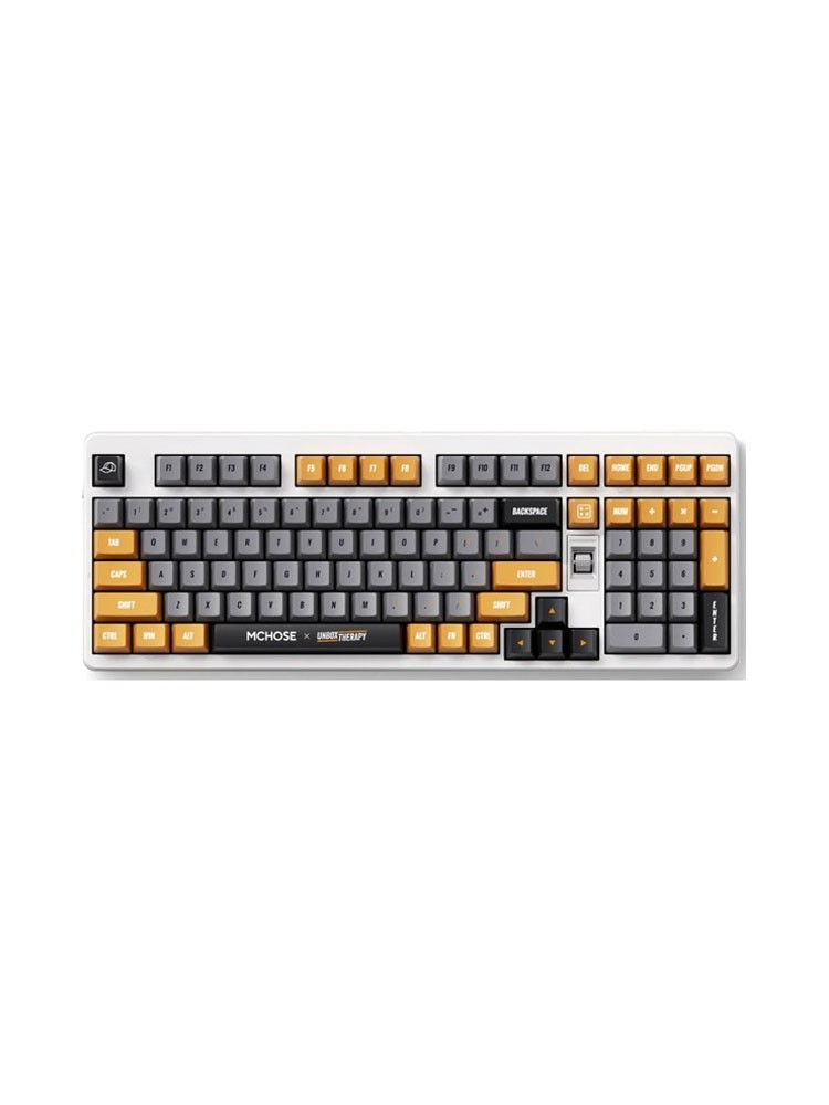 კლავიატურა: Mchose x Unbox Therapy UT98 Mechanical Keyboard Retro Therapy - HW-UT98-3