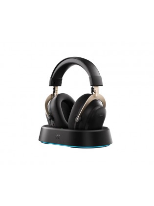 ყურსასმენი: Mchose V9 Turbo+ Wireless Gaming Headset with Magnetic Charging Dock Black Gold - HW-V9-10