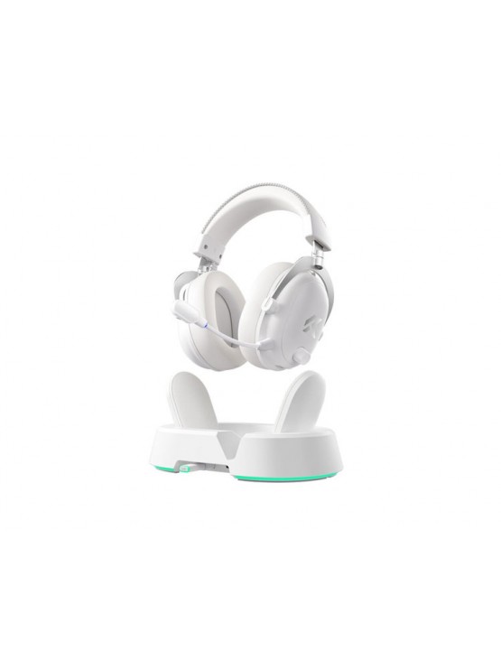 ყურსასმენი: Mchose V9 Turbo+ Wireless Gaming Headset with Magnetic Charging Dock Icy White - HW-V9-11