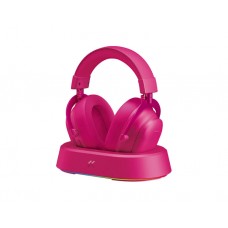 ყურსასმენი: Mchose V9 Turbo+ Wireless Gaming Headset with Magnetic Charging Dock Berry Red - HW-V9-12