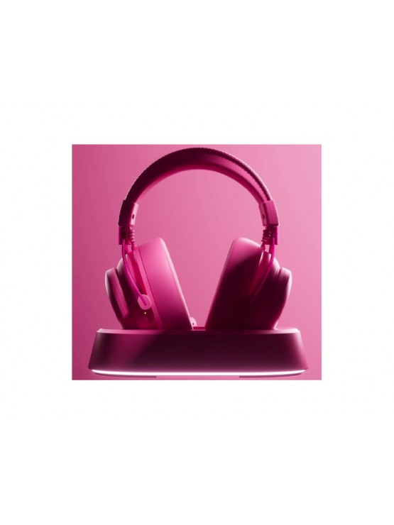 ყურსასმენი: Mchose V9 Turbo+ Wireless Gaming Headset with Magnetic Charging Dock Berry Red - HW-V9-12
