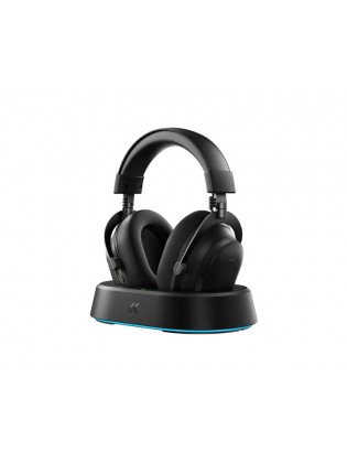 ყურსასმენი: Mchose V9 Turbo+ Wireless Gaming Headset with Magnetic Charging Dock Steel Black - HW-V9-14