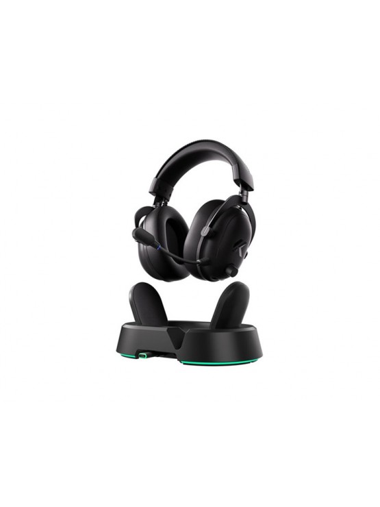 ყურსასმენი: Mchose V9 Turbo+ Wireless Gaming Headset with Magnetic Charging Dock Steel Black - HW-V9-14