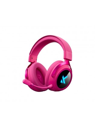 ყურსასმენი: Mchose X9 Wireless Gaming Headset Rose Red - HW-X9-3