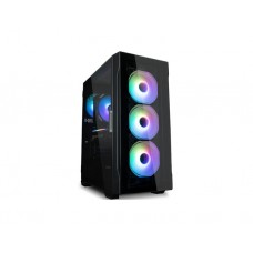 ქეისი: Zalman i3 NEO TG 4x120mm RGB Mid-Tower Black - I3NEOTGBLACK