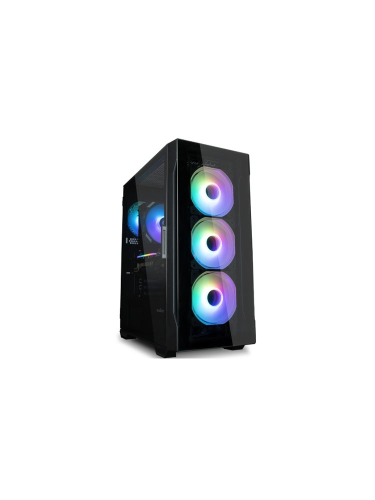 ქეისი: Zalman i3 NEO TG 4x120mm RGB Mid-Tower Black - I3NEOTGBLACK