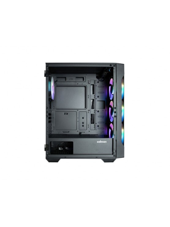 ქეისი: Zalman i3 NEO TG 4x120mm RGB Mid-Tower Black - I3NEOTGBLACK