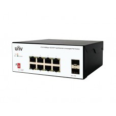 სვიჩი: Uniview ISW2000-8T2GP-POE-IN 10-Port PoE Unmanaged Switch