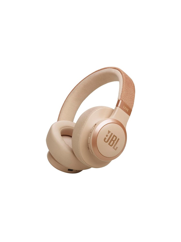ყურსასმენი: JBL Live 770NC True Adaptive NC Wireless Over-Ear Headphones Sandstone - JBLLIVE770NCSAT