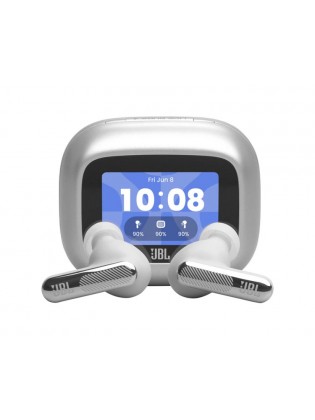 ყურსასმენი: JBL Live Beam 4 True Wireless Noise Cancelling Earbuds Silver - JBLLIVEBEAM4SIL